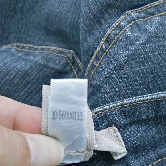 Chico's Dark Wash Mid Rise Skinny Boot Cut Jeans 4 - Picture 8 of 9